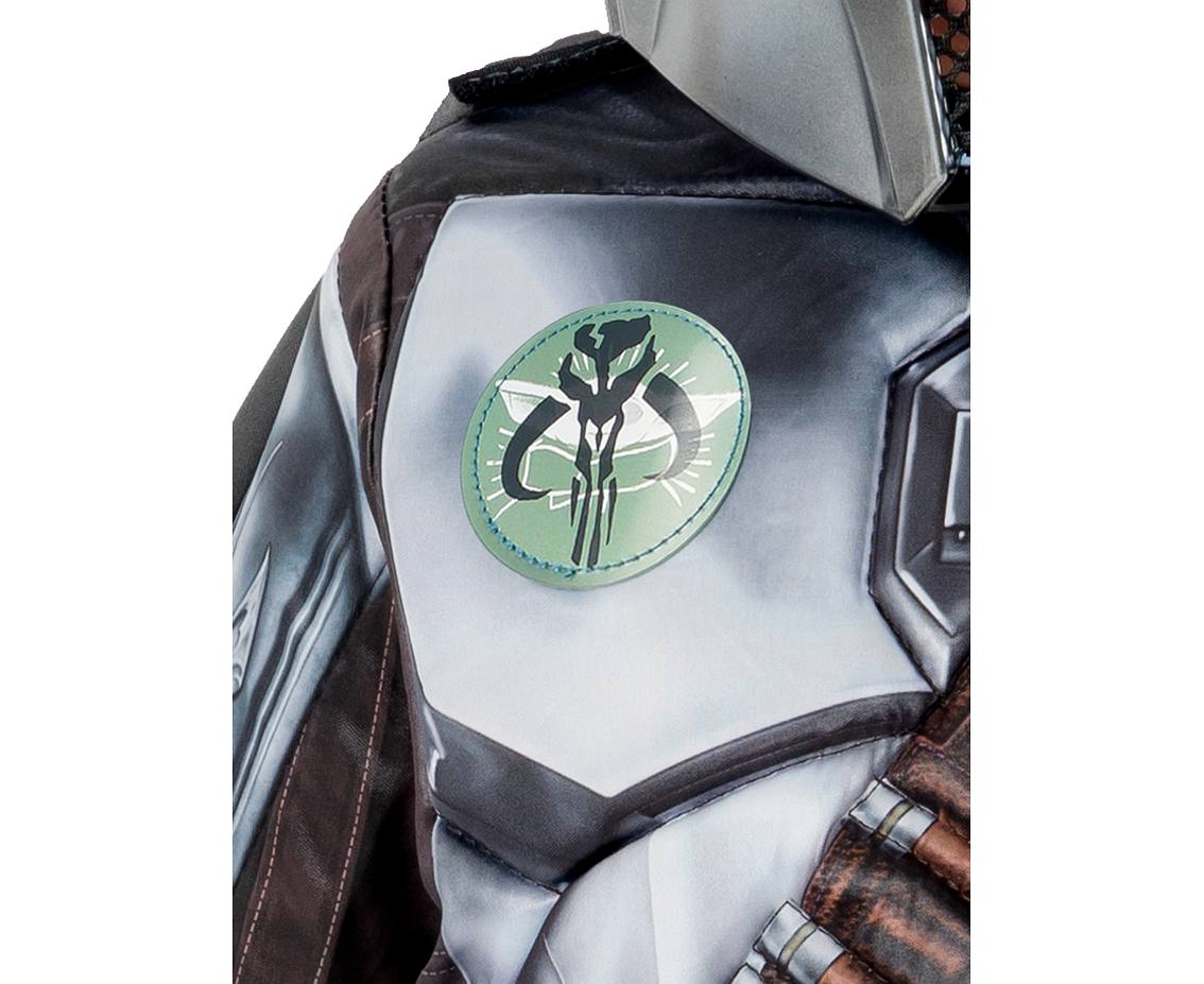 Zestaw dla dzieci Mandalorian Star Wars (kostium, peleryna, maska), rozm. 8-10 lat